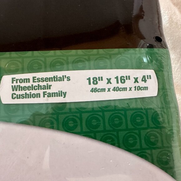 Essential Wheelchair Comfort Cushion Extra Firm High Density 4" Depth - Picture 3 of 7